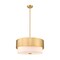 Z-Lite Counterpoint Pendant, 3-Light, 18 In.W x 9.25 In.H, Modern Gold/White 495P18-MGLD - alternate 1